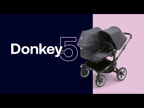 Bugaboo, Donkey 5 Twin Complete Travel Bundle w/ Cloud T