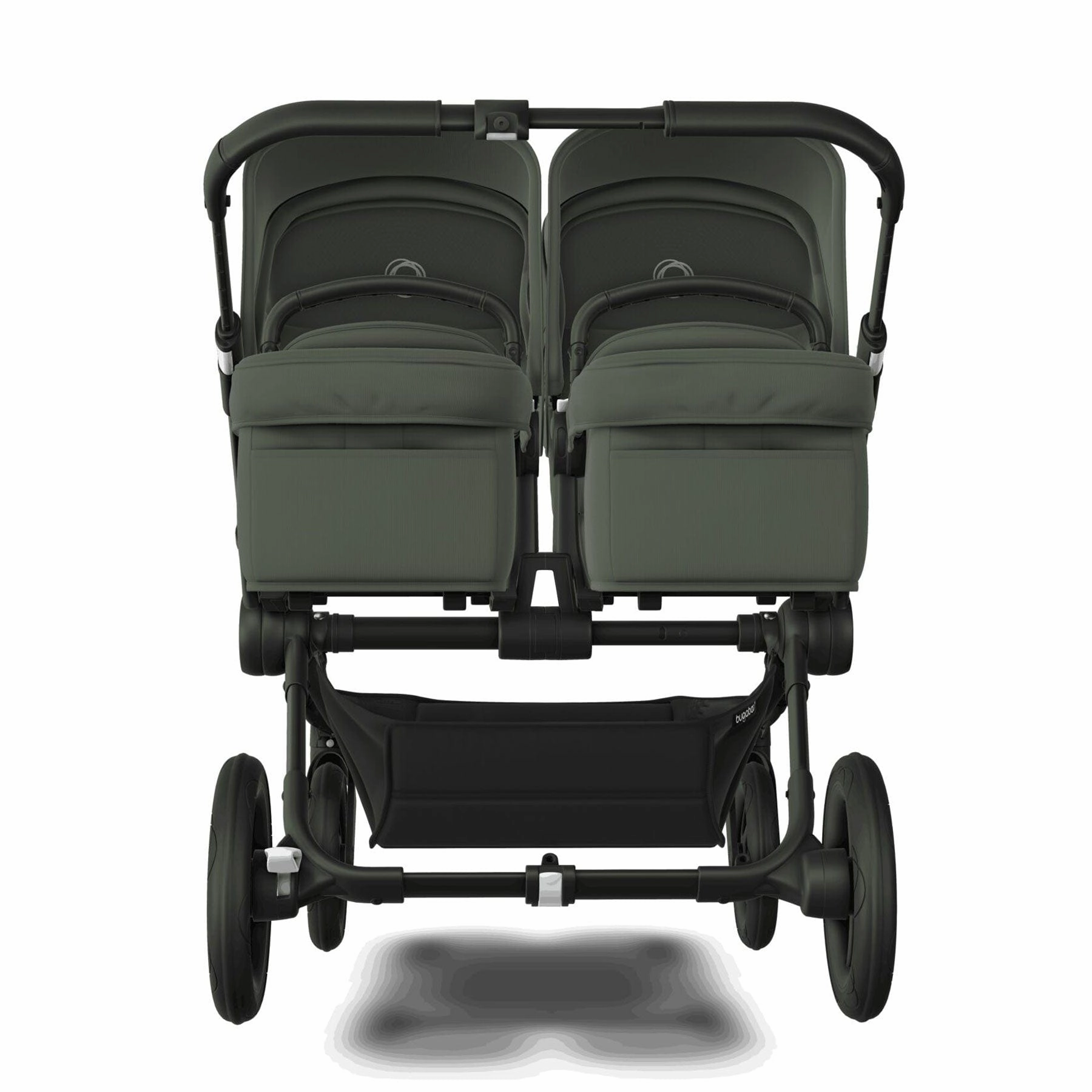 Bugaboo Donkey 5 Twin Complete Turtle Travel System - Forest Green