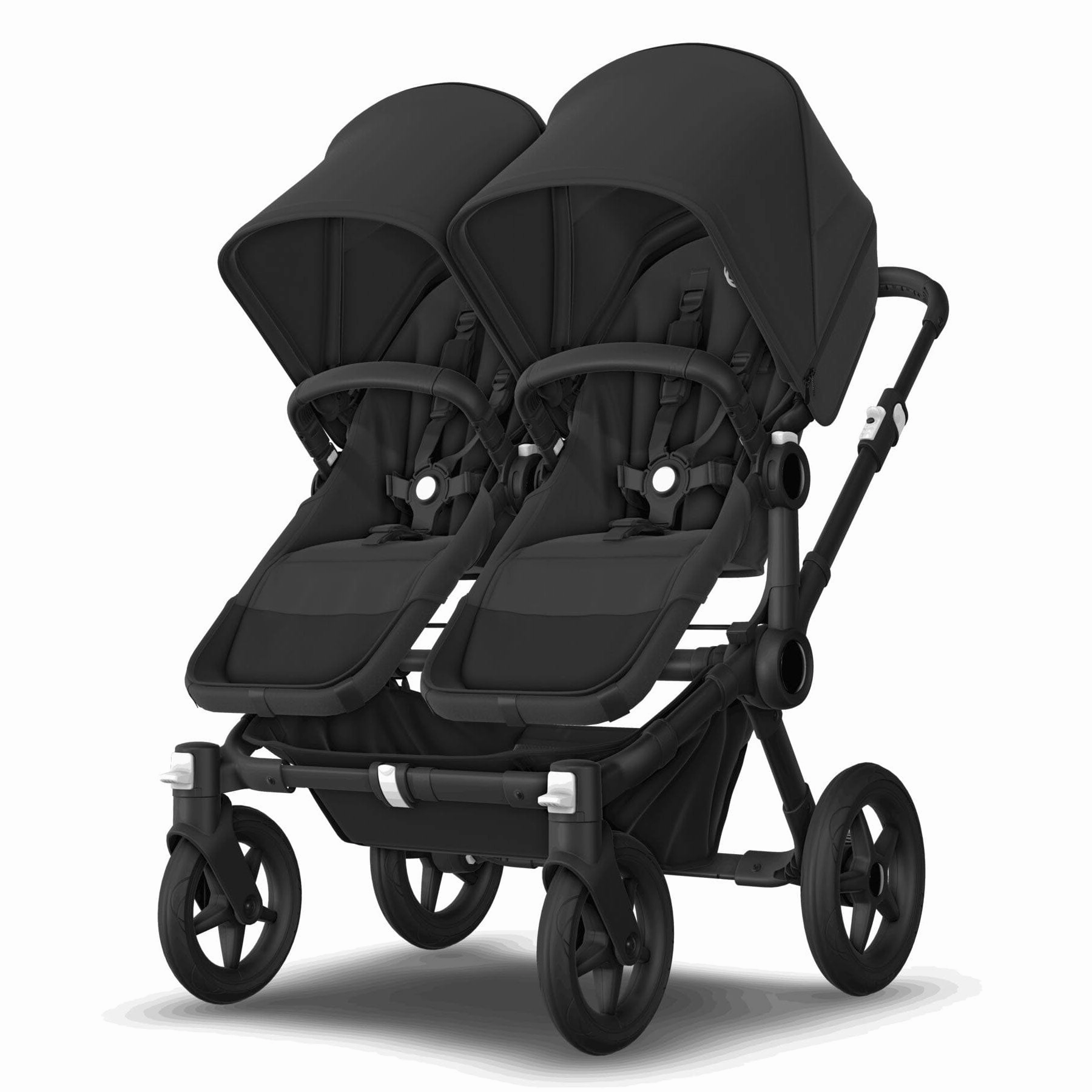 Bugaboo Donkey 5 Twin Complete Turtle Travel System - Midnight Black
