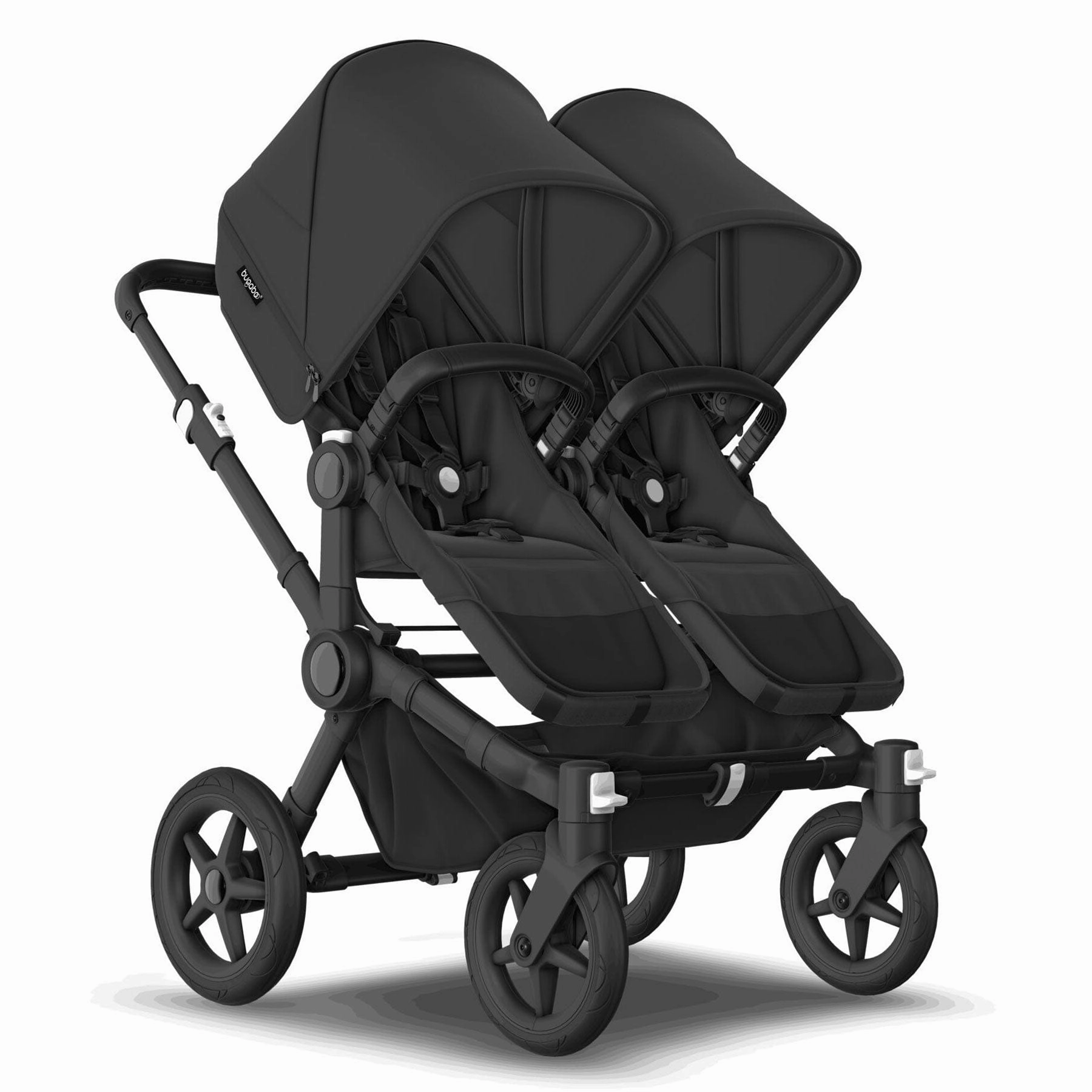 Bugaboo Donkey 5 Twin Complete Turtle Travel System - Midnight Black