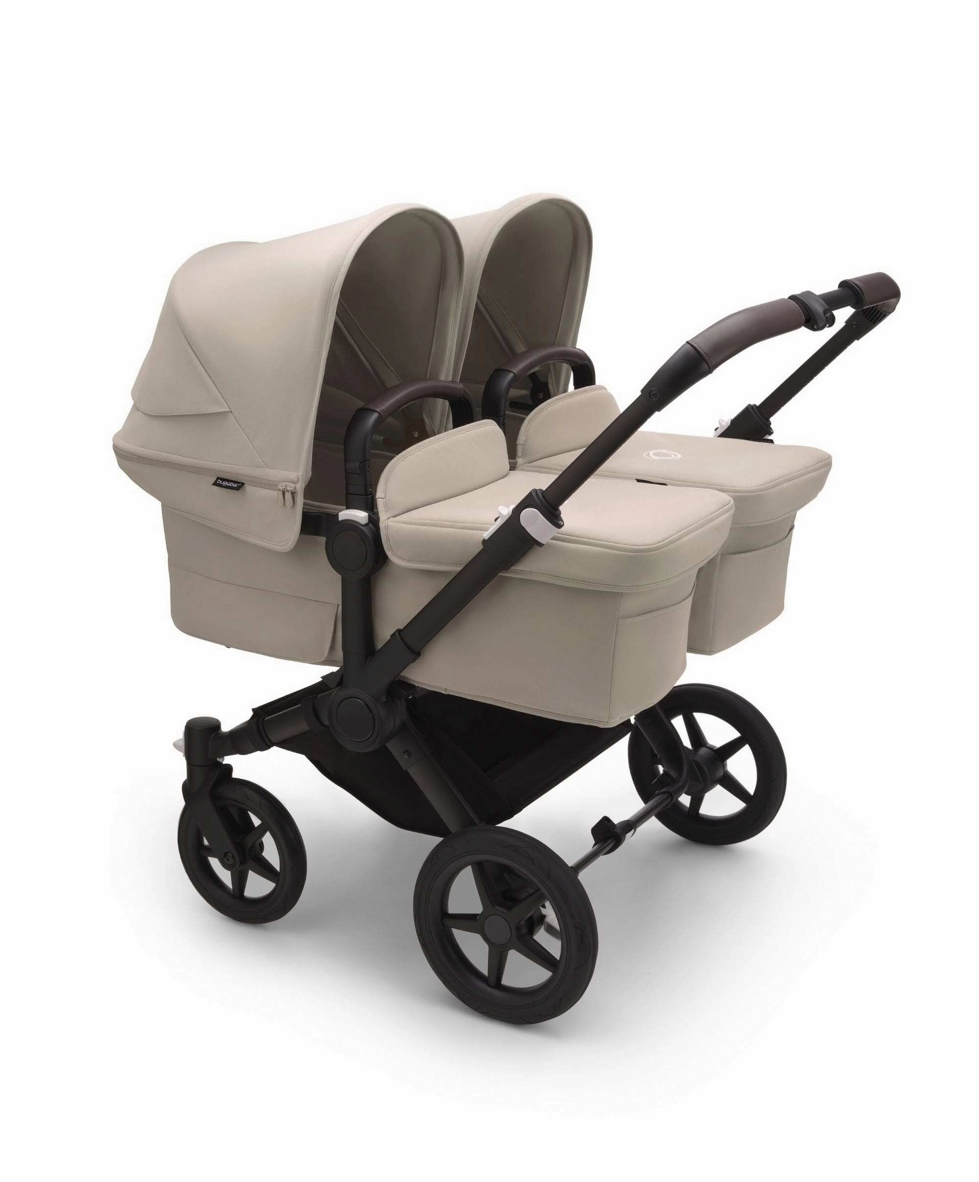Bugaboo Donkey 5 Twin Pushchair & Carrycot with Extension Set - Desert Taupe