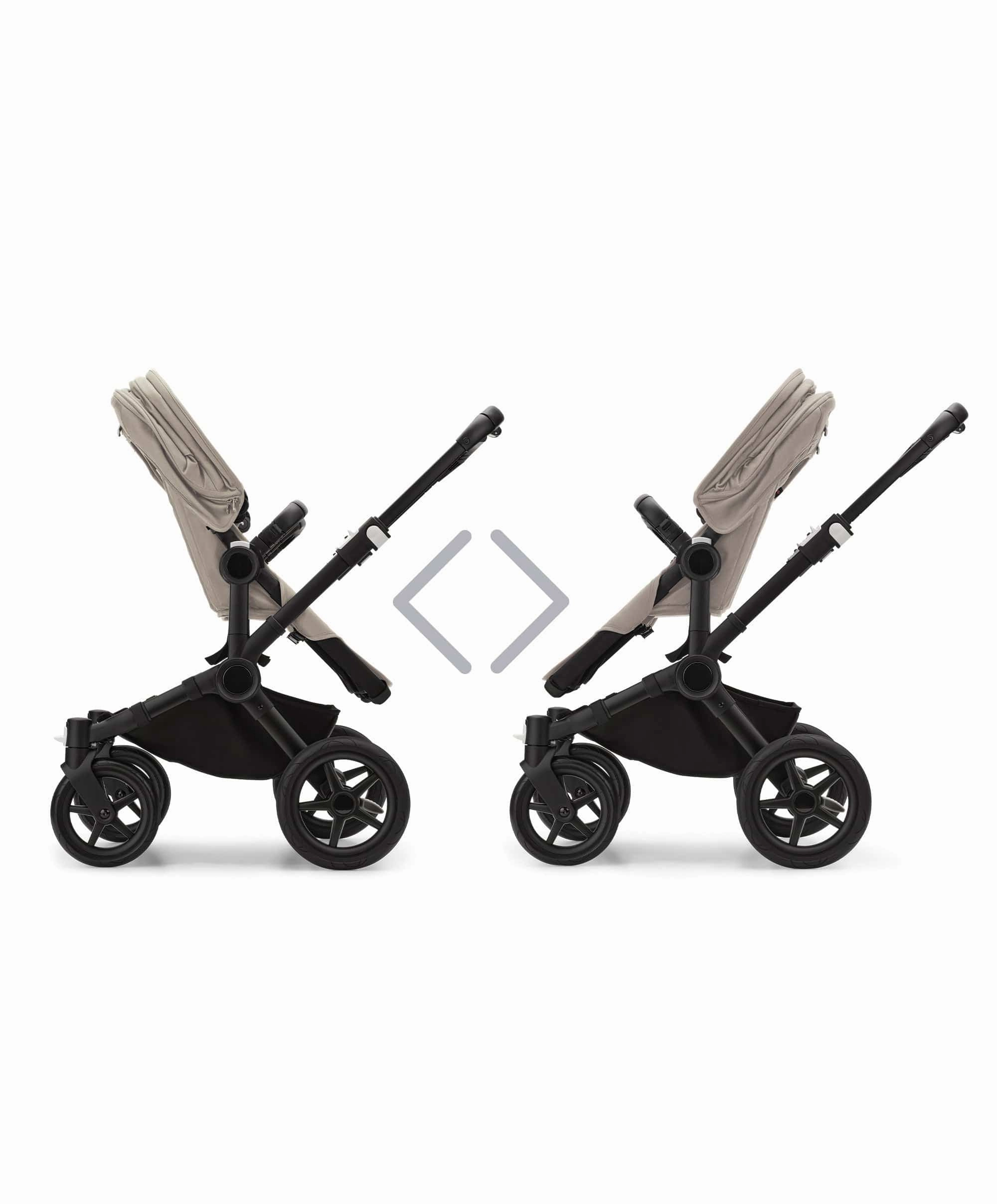 Bugaboo Donkey 5 Twin Pushchair & Carrycot with Extension Set - Desert Taupe