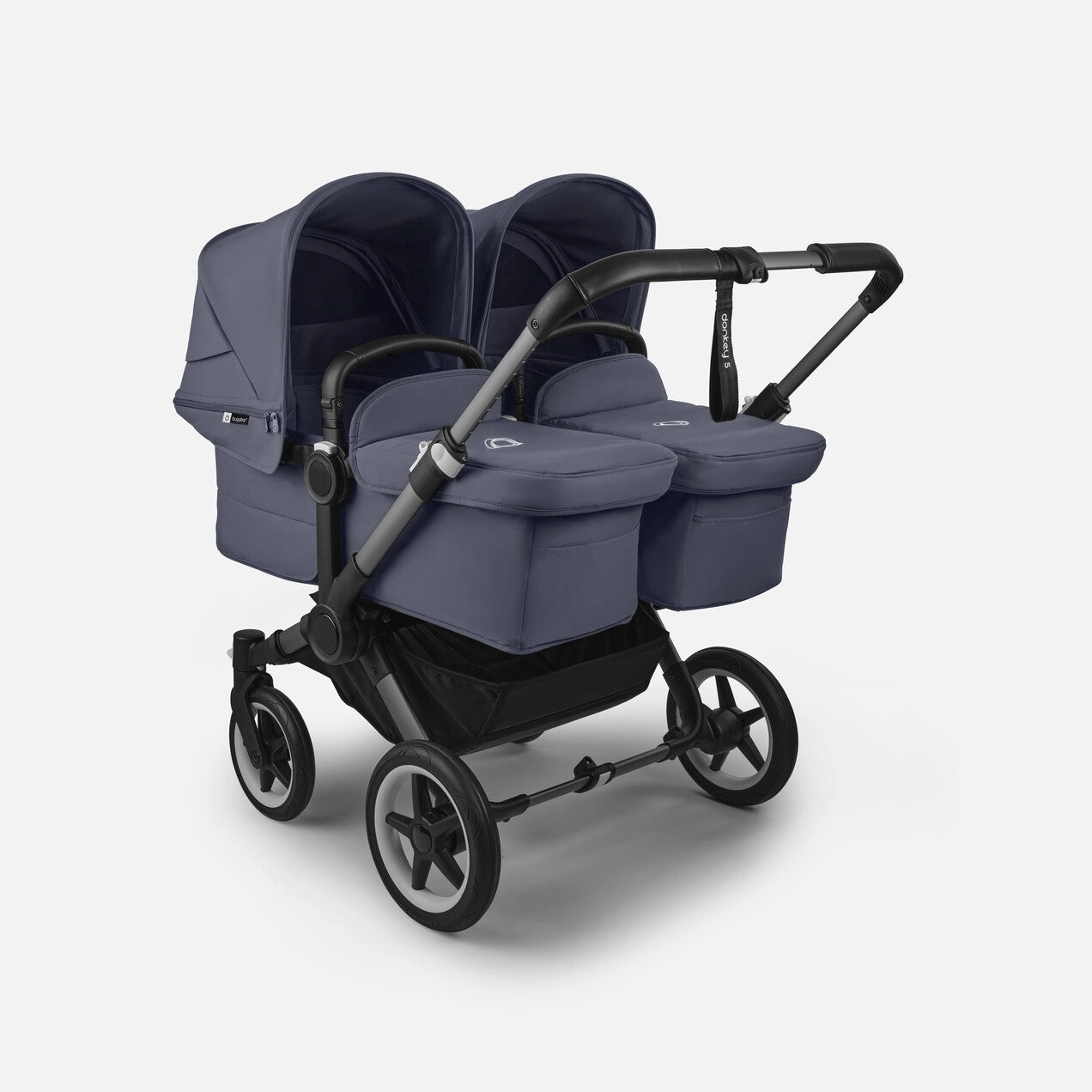 Bugaboo, Donkey 5 Twin Ultimate Newborn Bundle with Turtle Air