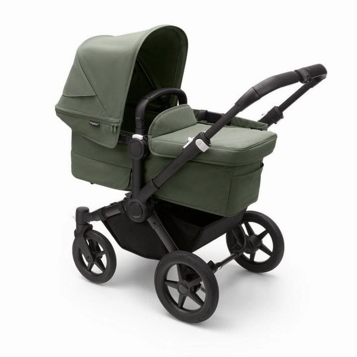 Bugaboo Donkey 5 Twin with Cloud T and Base T - Black/Forest Green