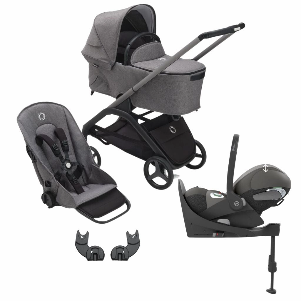 Bugaboo, Dragonfly   Cloud T Bundle, Graphite/Grey Melange