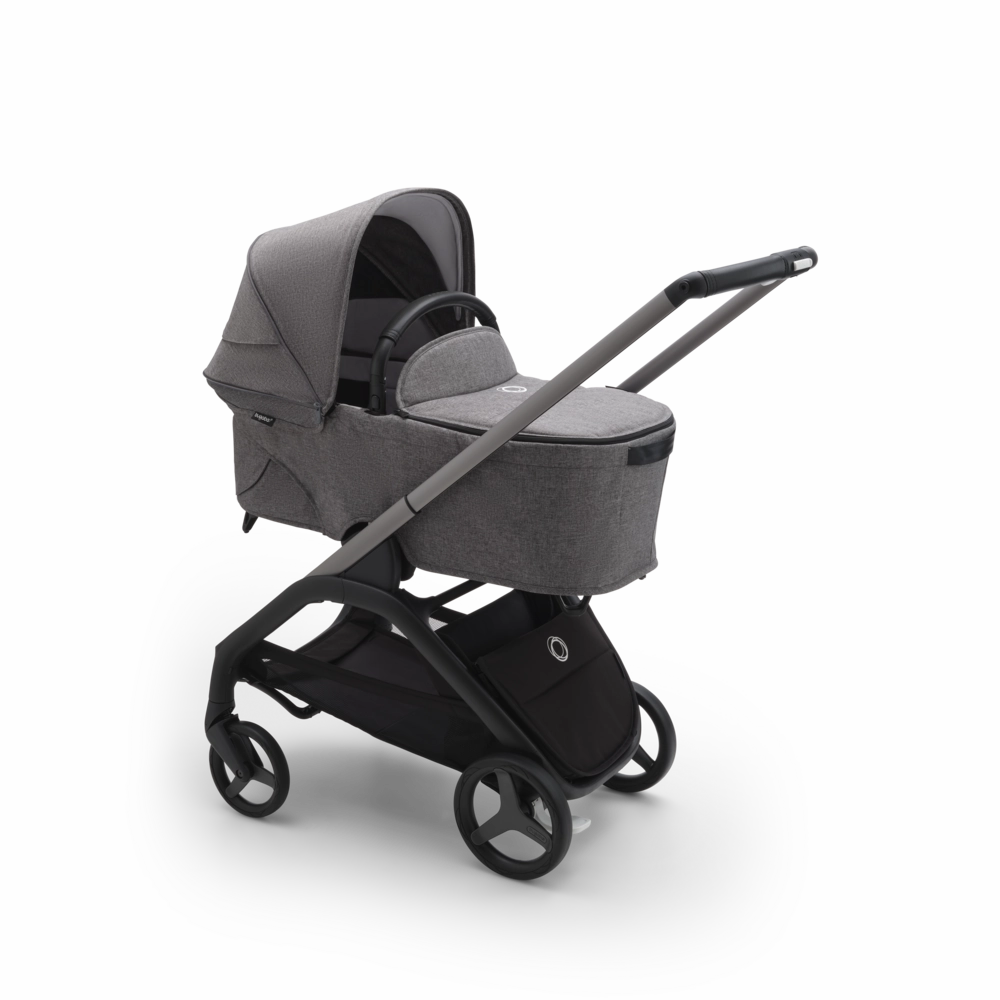 Bugaboo, Dragonfly Bassinet Complete, Grey Melange