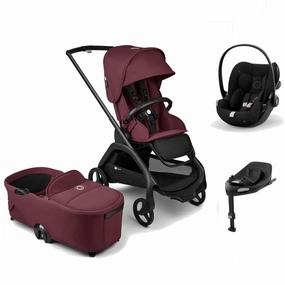 Bugaboo Dragonfly (Cloud G) Travel System - Cherry Red