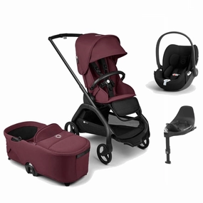 Bugaboo Dragonfly (Cloud T) Travel System - Cherry Red