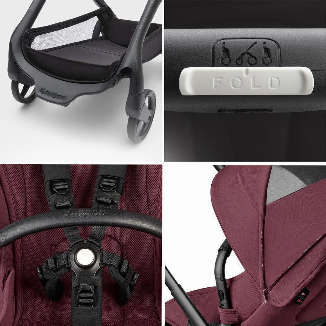 Bugaboo Dragonfly Complete Pushchair - Dark Cherry