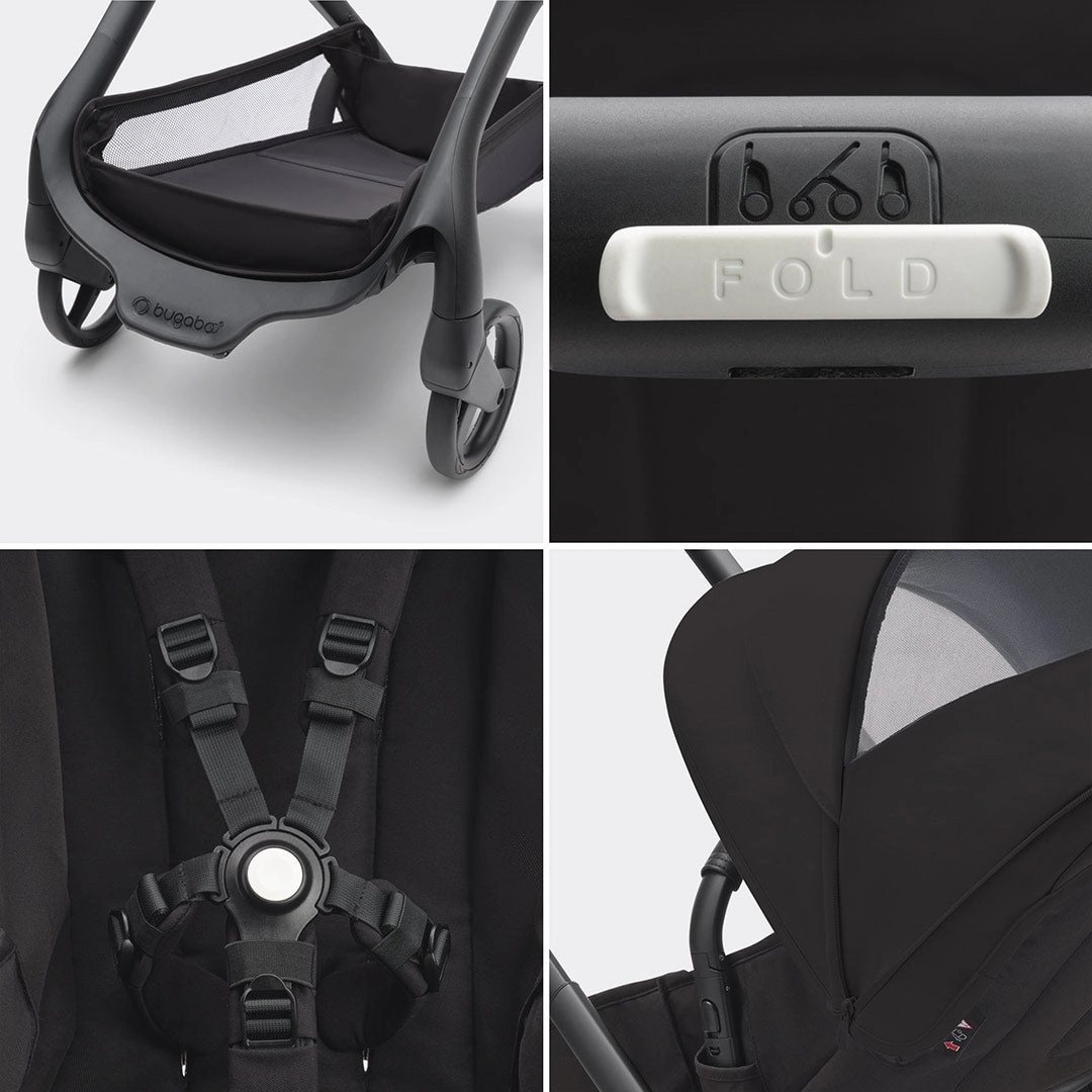 Bugaboo Dragonfly Complete Pushchair - Midnight Black