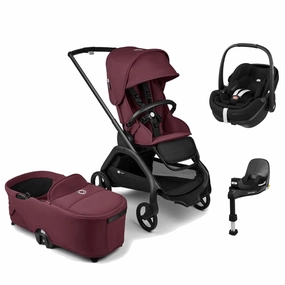 Bugaboo Dragonfly (Pebble 360 PRO2) Travel System - Cherry Red