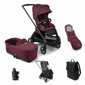 Bugaboo Dragonfly Pushchair Essential Bundle - Cherry Red