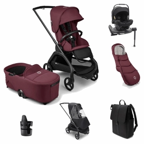 Bugaboo Dragonfly Pushchair Ultimate Bundle - Cherry Red