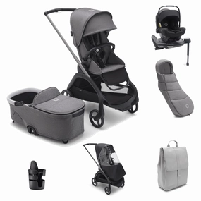 Bugaboo Dragonfly Pushchair Ultimate Bundle - Grey Melange
