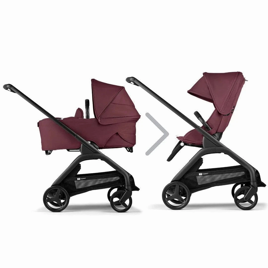 Bugaboo Dragonfly Pushchair Ultimate (Cabriofix i-Size) Bundle - Cherry Red