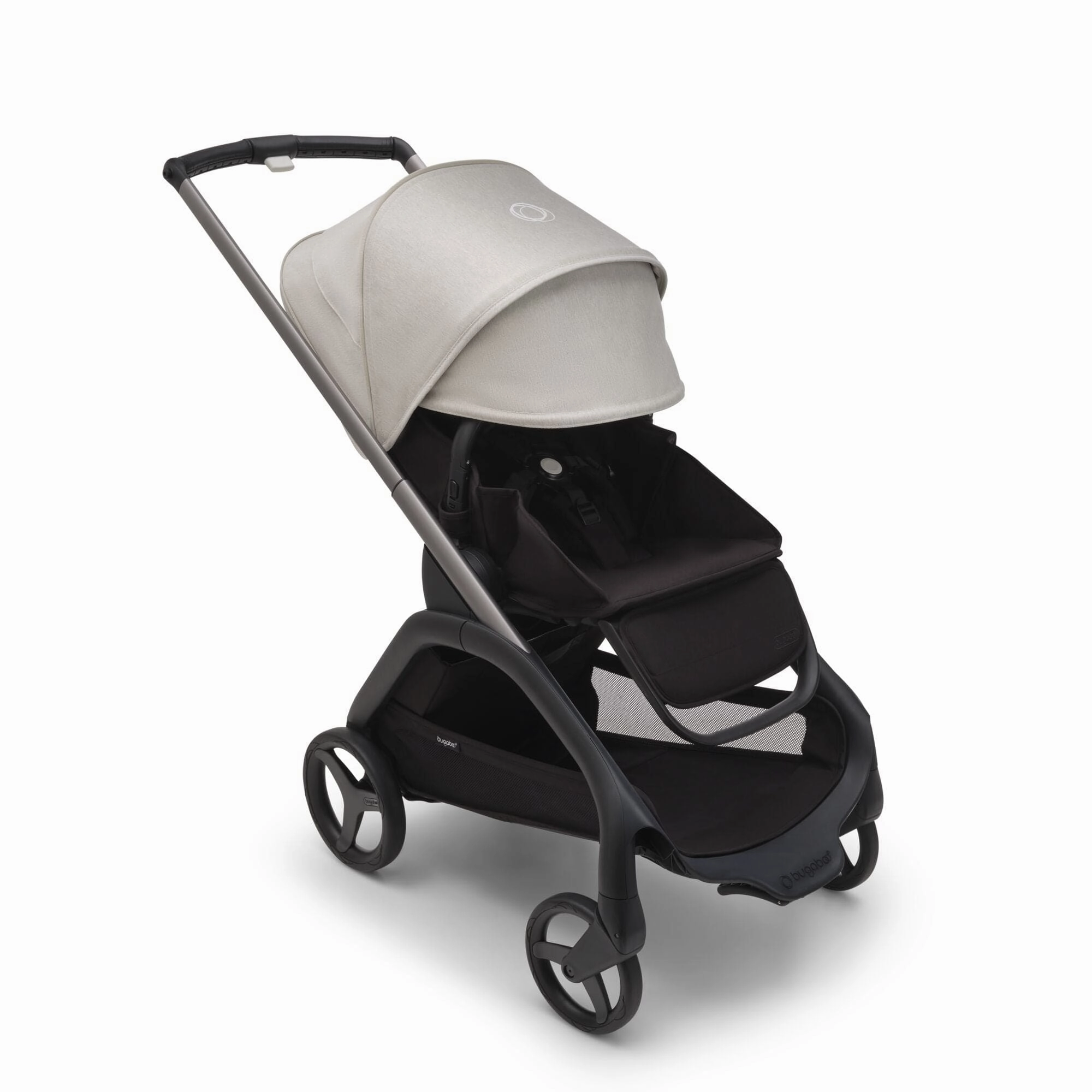 Bugaboo Dragonfly Pushchair with Carrycot - Graphite/Midnight Black/Misty White