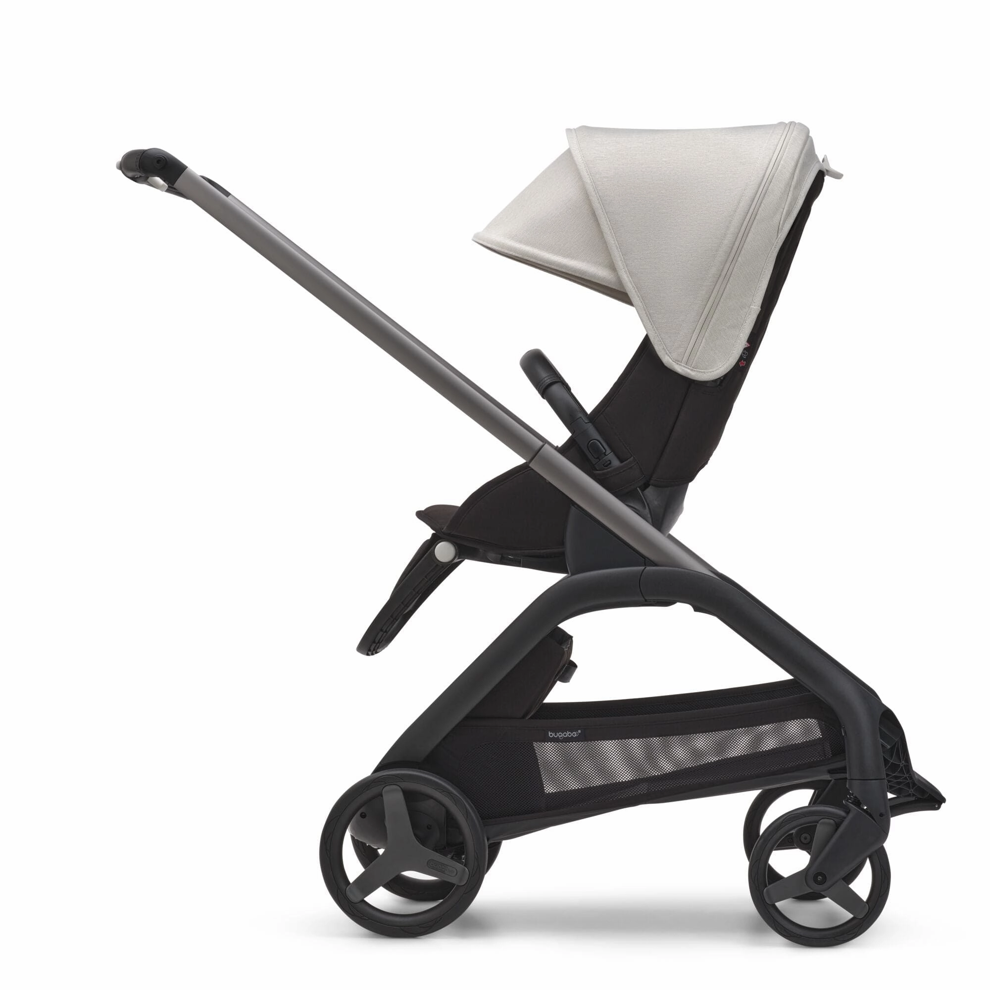 Bugaboo Dragonfly Pushchair with Carrycot - Graphite/Midnight Black/Misty White