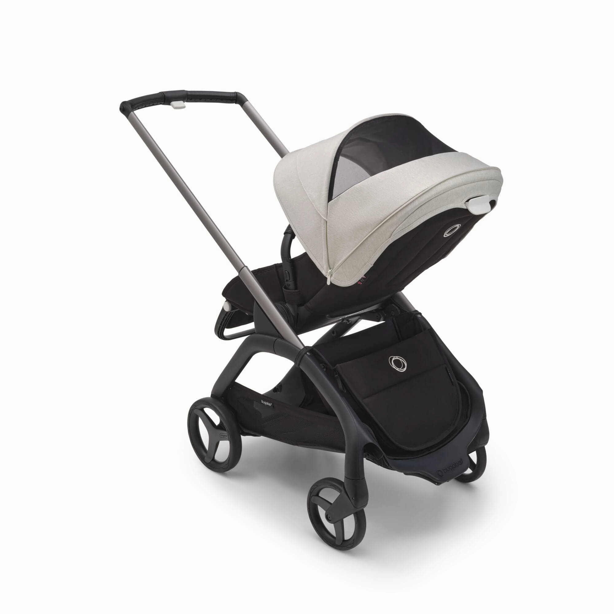 Bugaboo Dragonfly Pushchair with Carrycot - Graphite/Midnight Black/Misty White