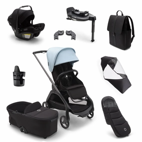 Bugaboo, Dragonfly Ultimate Newborn Bundle, Skyline Blue