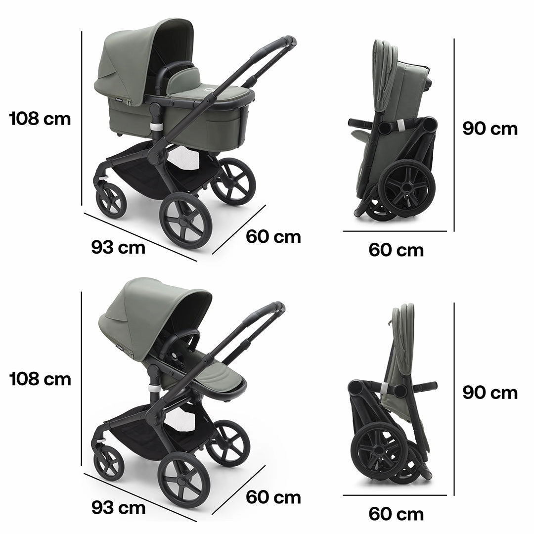 Bugaboo Fox 5 Complete Pushchair - Forest Green