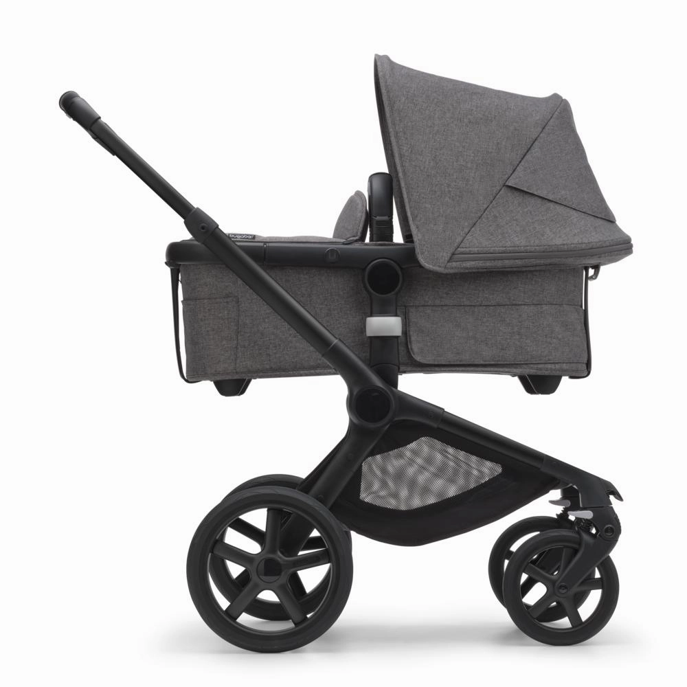 Bugaboo, Fox 5 Complete Pushchair, Black/Grey Melange