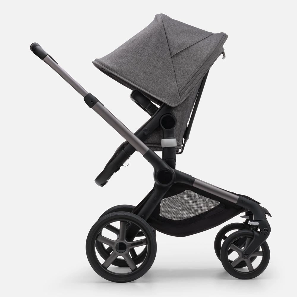 Bugaboo Fox 5 Complete Stroller -  Graphite/Grey Melange
