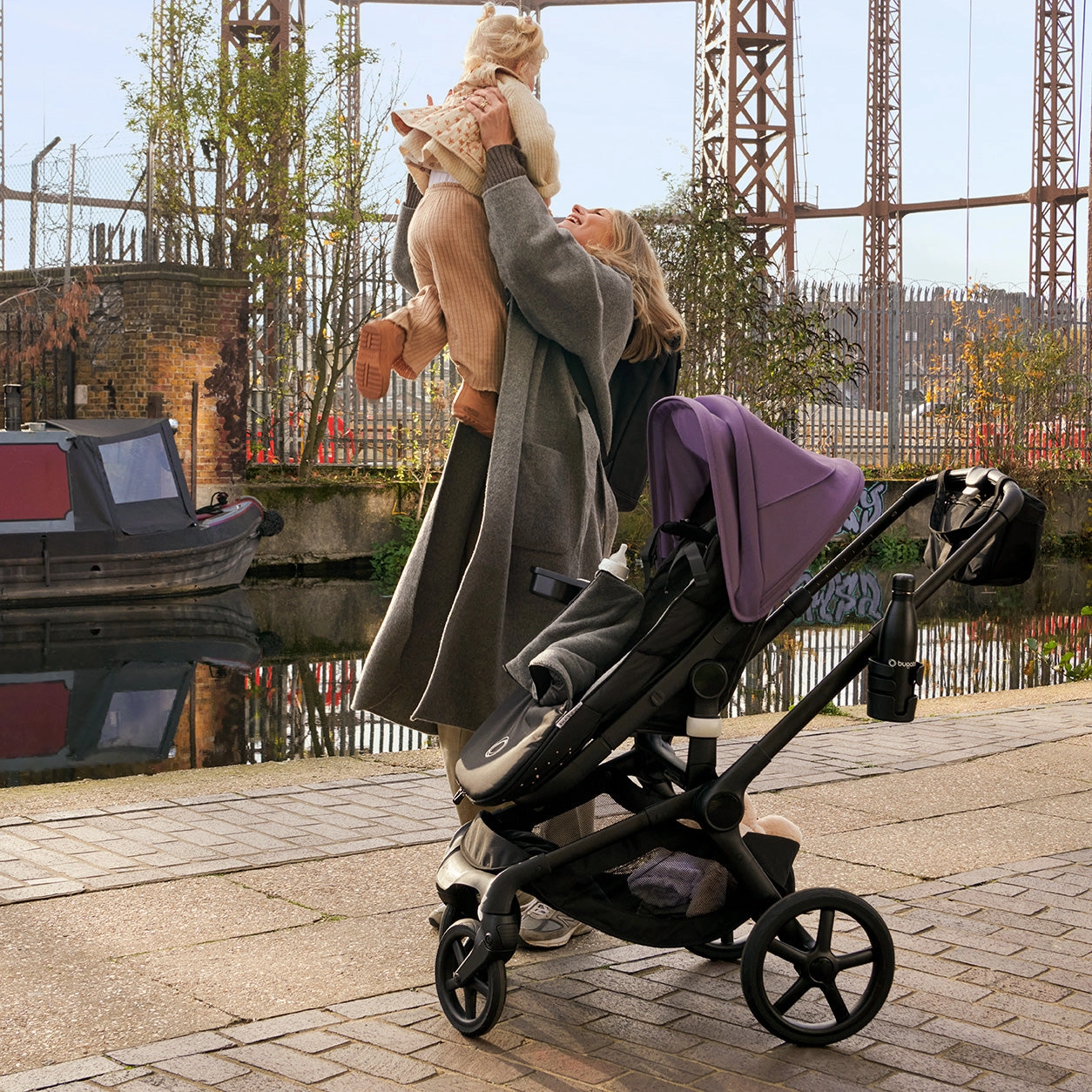 Bugaboo Fox 5 Complete Stroller -  Graphite/Grey Melange