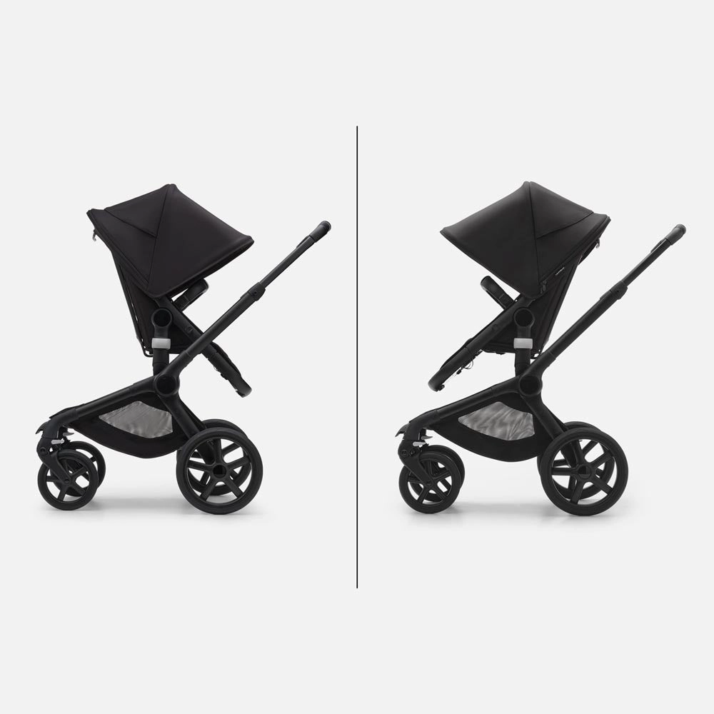 Bugaboo Fox 5 Complete Stroller -  Graphite/Stormy Blue