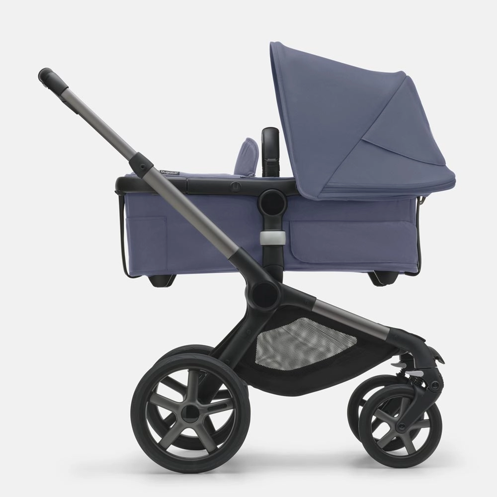 Bugaboo Fox 5 Complete Stroller -  Graphite/Stormy Blue