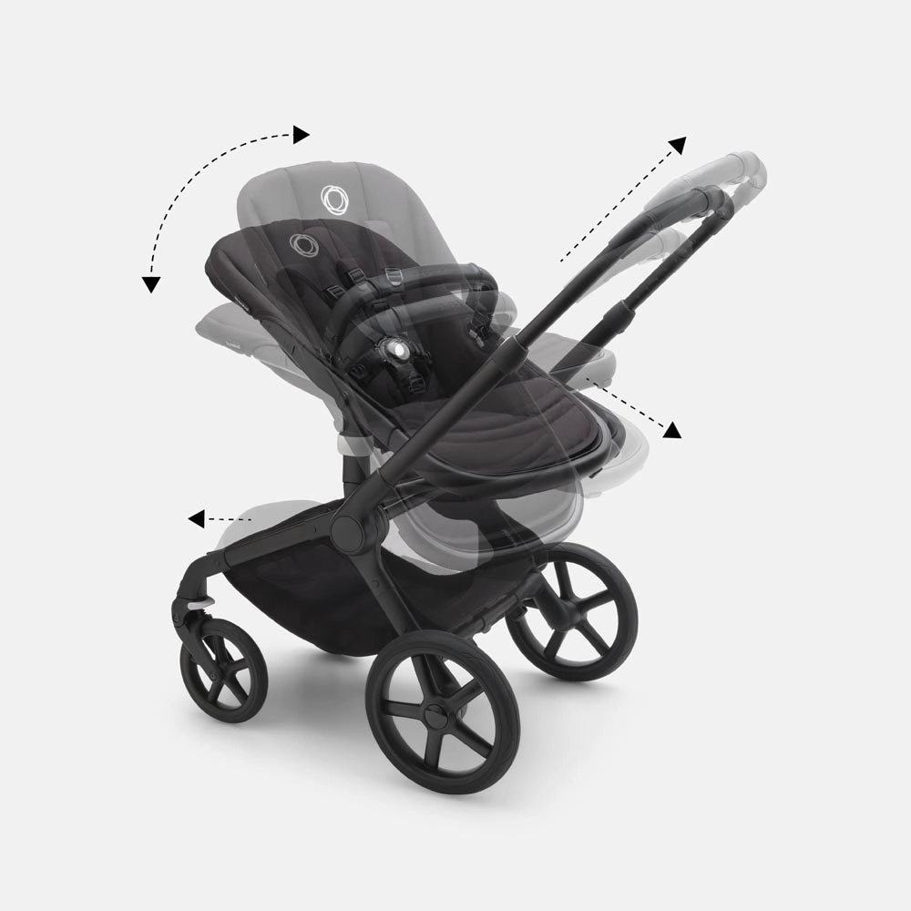 Bugaboo Fox 5 Complete Stroller -  Graphite/Stormy Blue