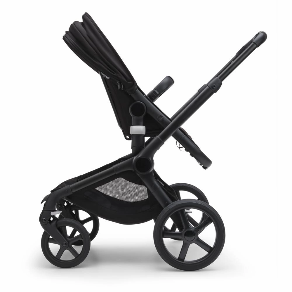 Bugaboo, Fox 5 Complete Travel Bundle w/ Aton B2, Black/Grey Melange