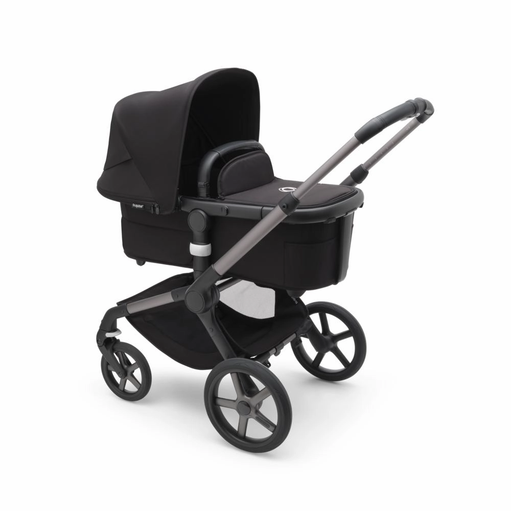 Bugaboo, Fox 5 Complete Travel Bundle w/ Cloud T, Black/Grey Melange