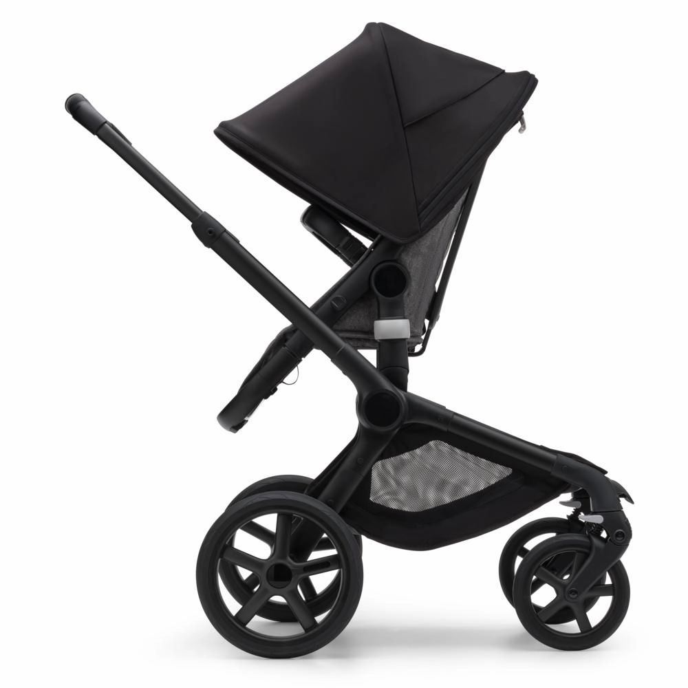 Bugaboo, Fox 5 Complete Travel Bundle w/ Cloud T, Black/Grey Melange