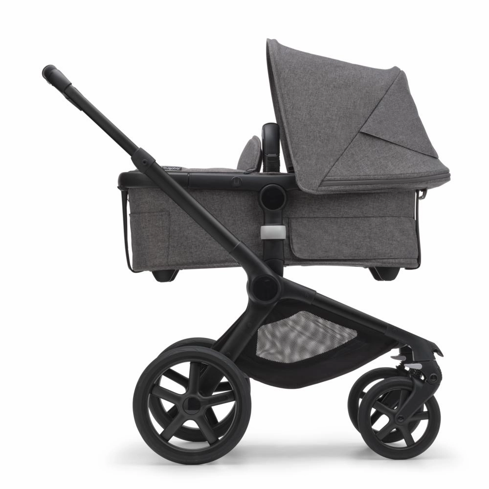 Bugaboo, Fox 5 Complete Travel Bundle w/ Turtle Air, Black/Grey Melange
