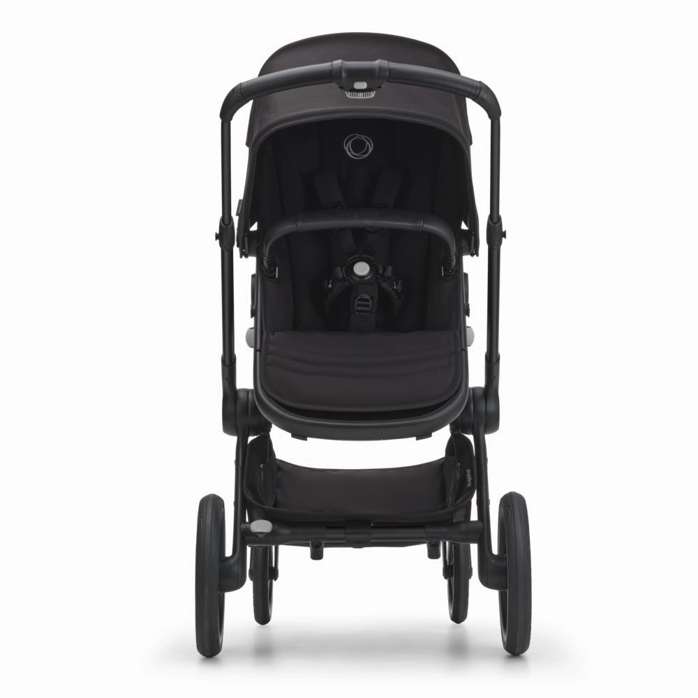 Bugaboo, Fox 5 Complete Travel Bundle w/ Turtle Air, Black/Grey Melange