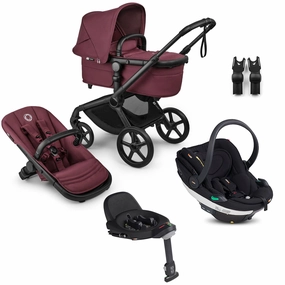 Bugaboo Fox 5 Renew BeSafe Travel System Bundle - Dark Cherry