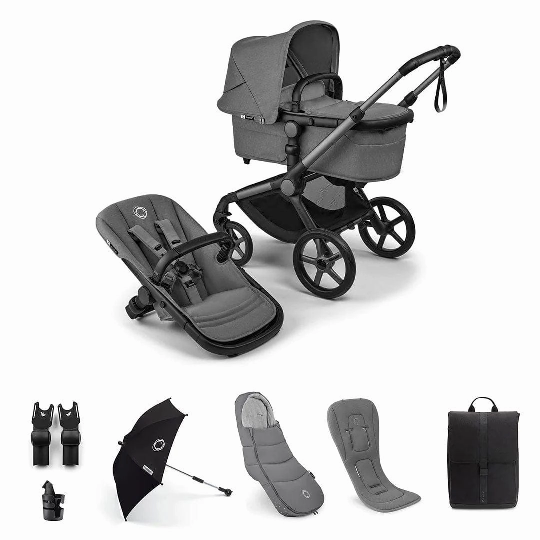 Bugaboo Fox 5 Renew Complete Bundle - Moon Grey