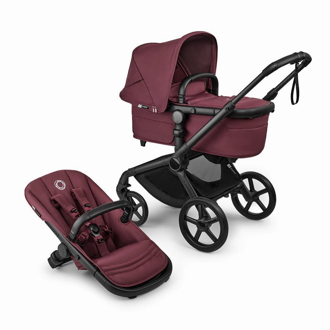 Bugaboo Fox 5 Renew Complete Pushchair - Dark Cherry