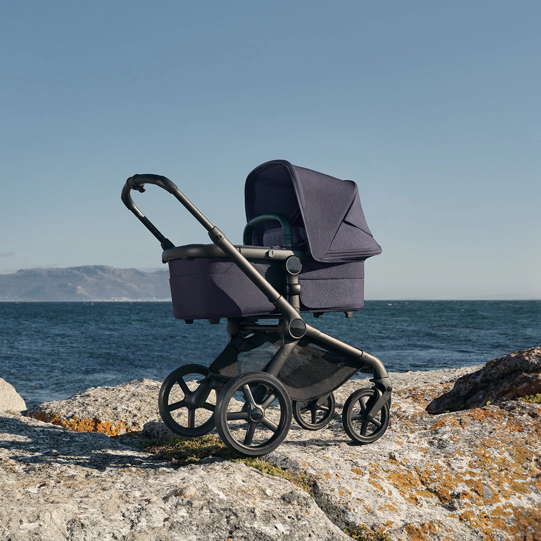Bugaboo, Fox 5 Renew Complete Pushchair, Black/Deep Indigo