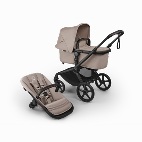 Bugaboo, Fox 5 Renew Complete Pushchair, Black/Desert Taupe