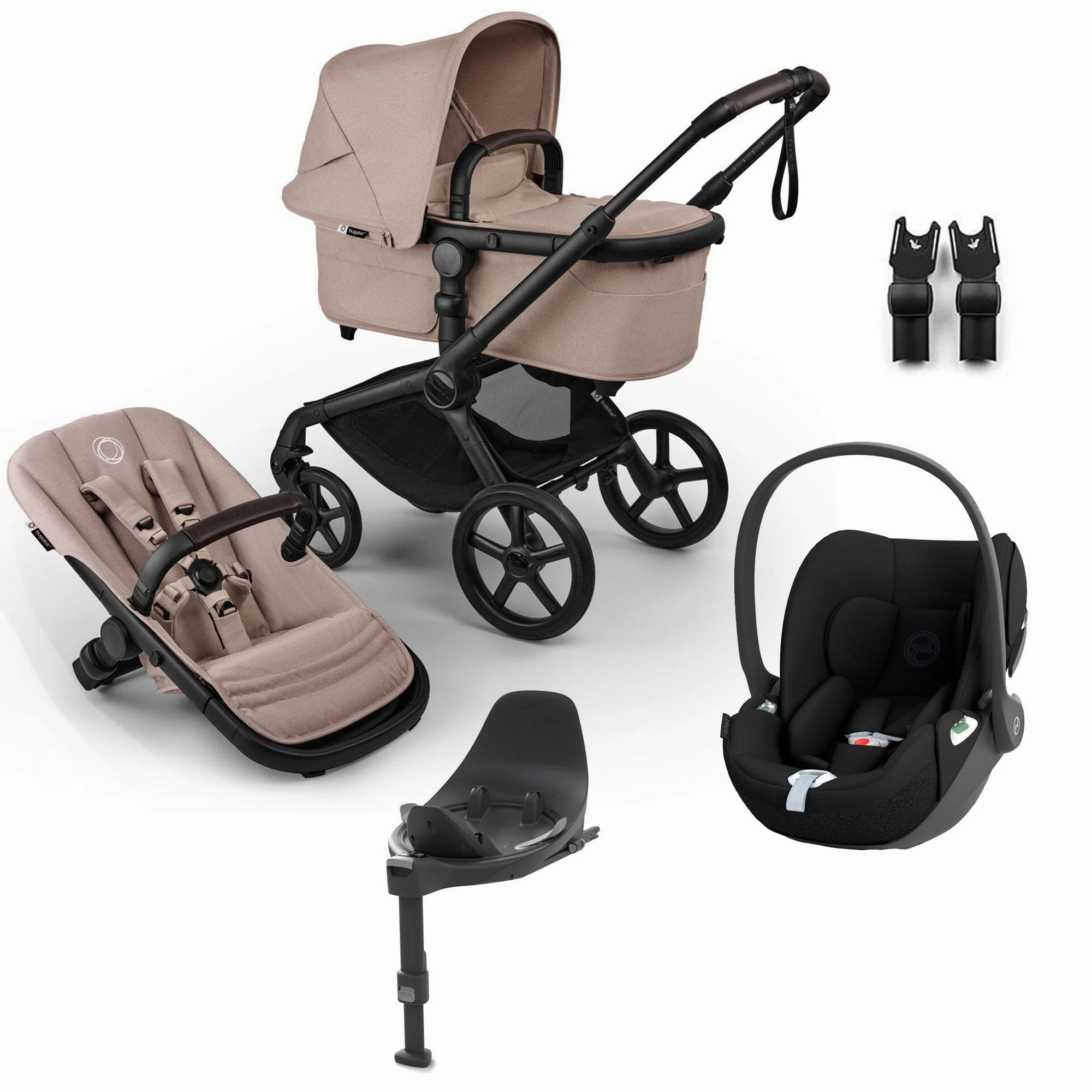 Bugaboo Fox 5 Renew Cybex Travel System - Desert Taupe