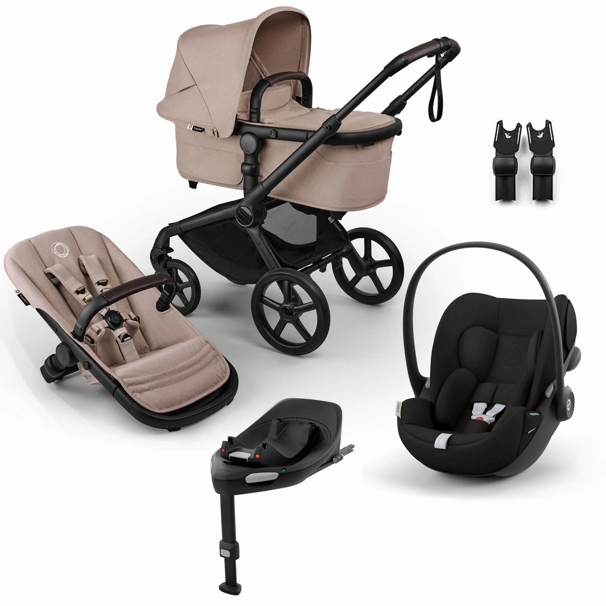 Bugaboo Fox 5 Renew Cybex Travel System - Desert Taupe