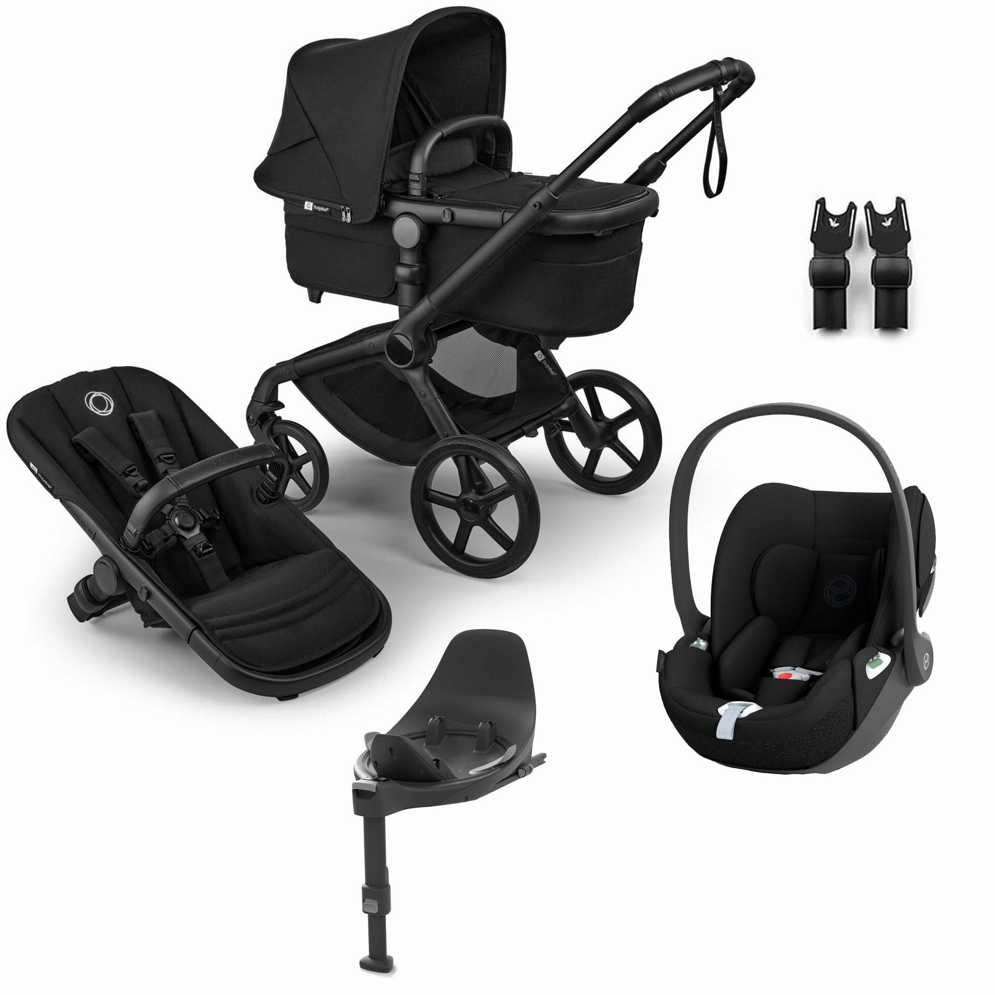 Bugaboo Fox 5 Renew Cybex Travel System - Heritage Black
