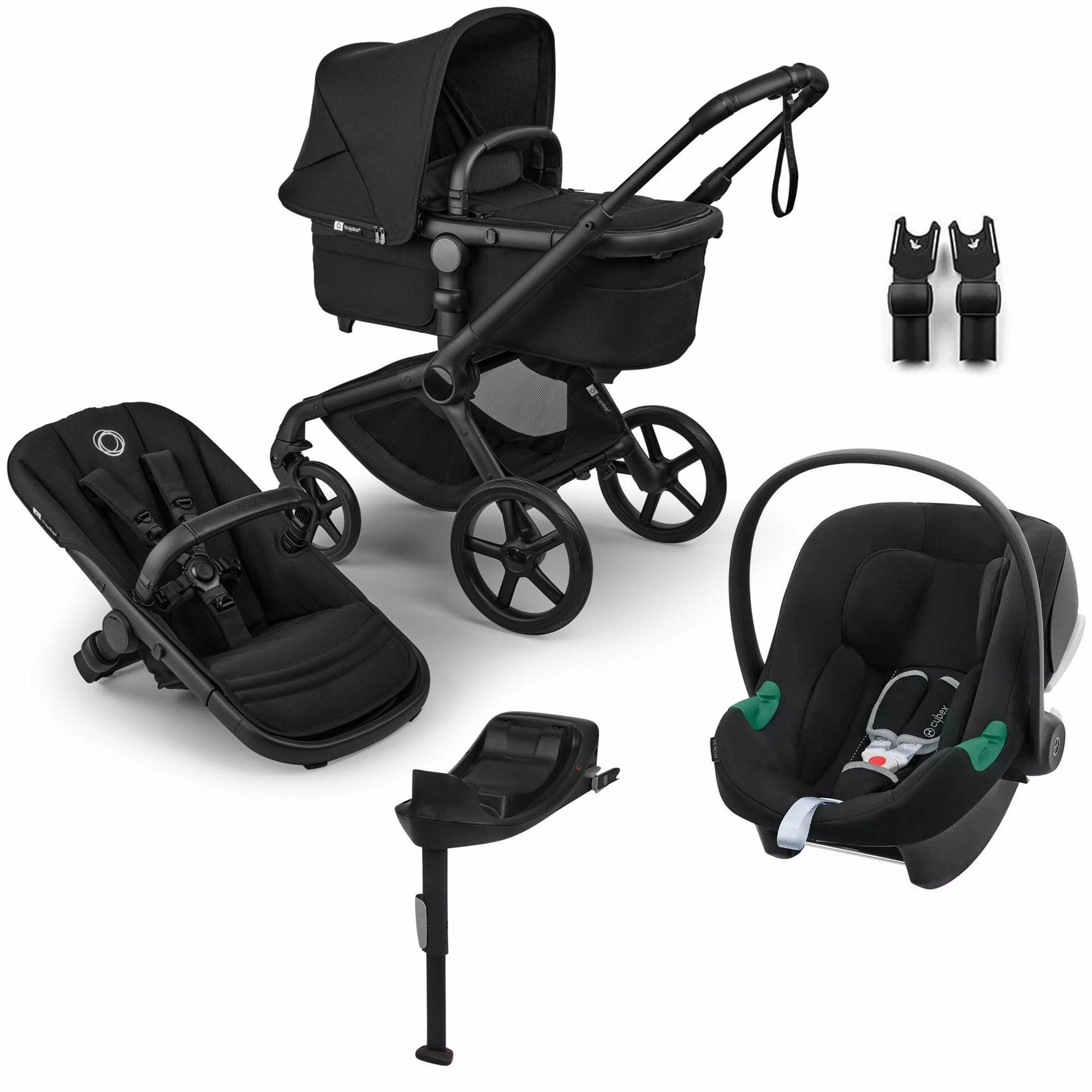 Bugaboo Fox 5 Renew Cybex Travel System - Heritage Black