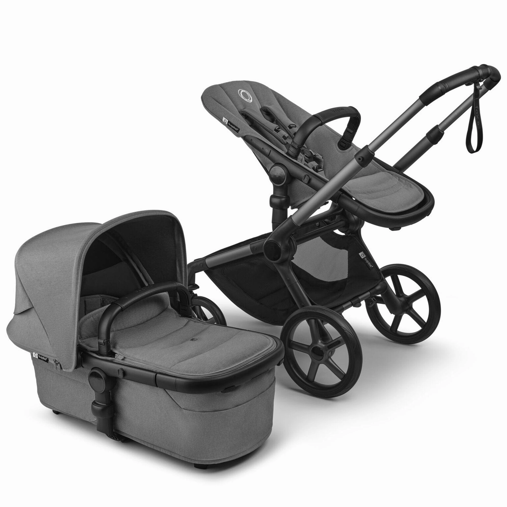 Bugaboo Fox 5 Renew Cybex Travel System - Moon Grey