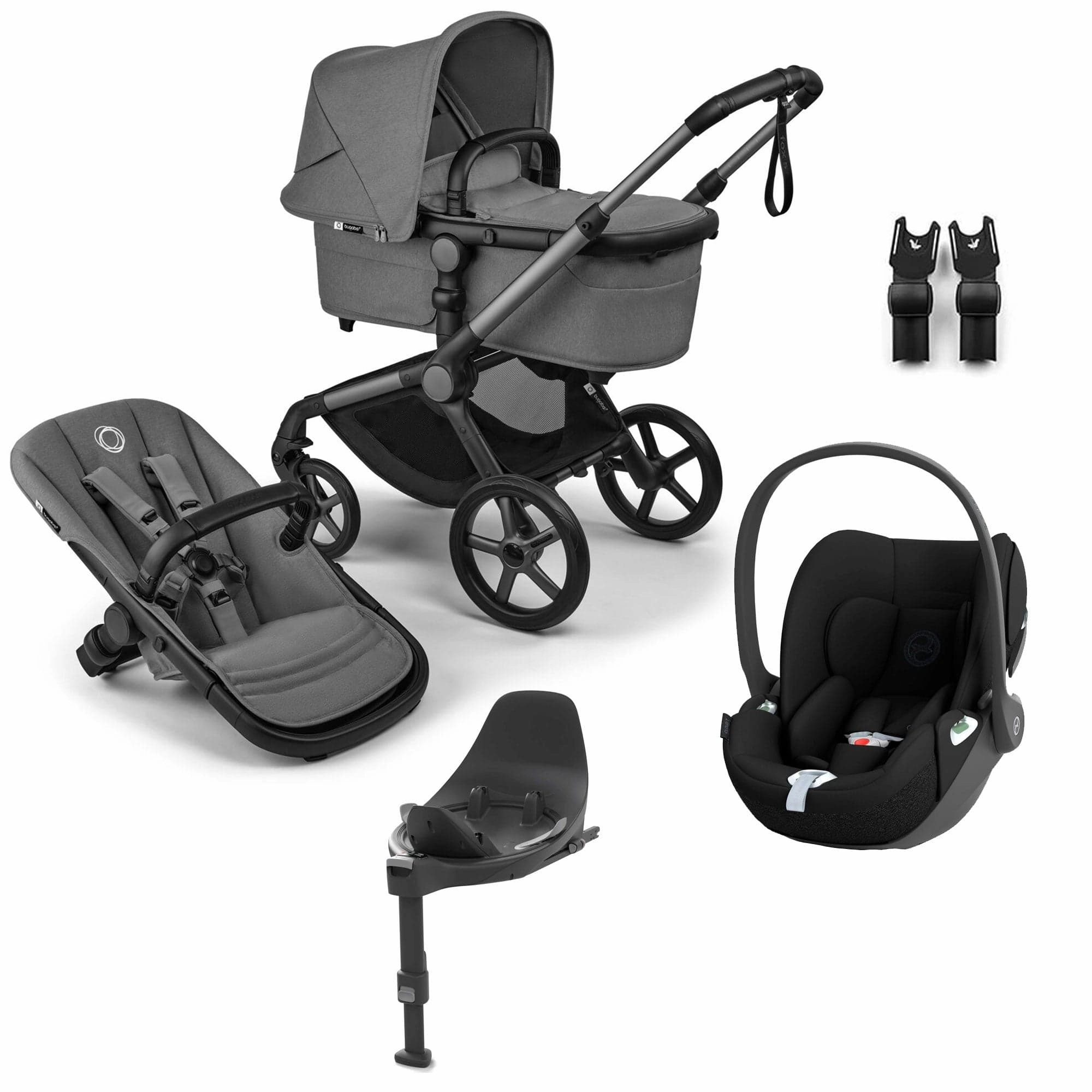 Bugaboo Fox 5 Renew Cybex Travel System - Moon Grey