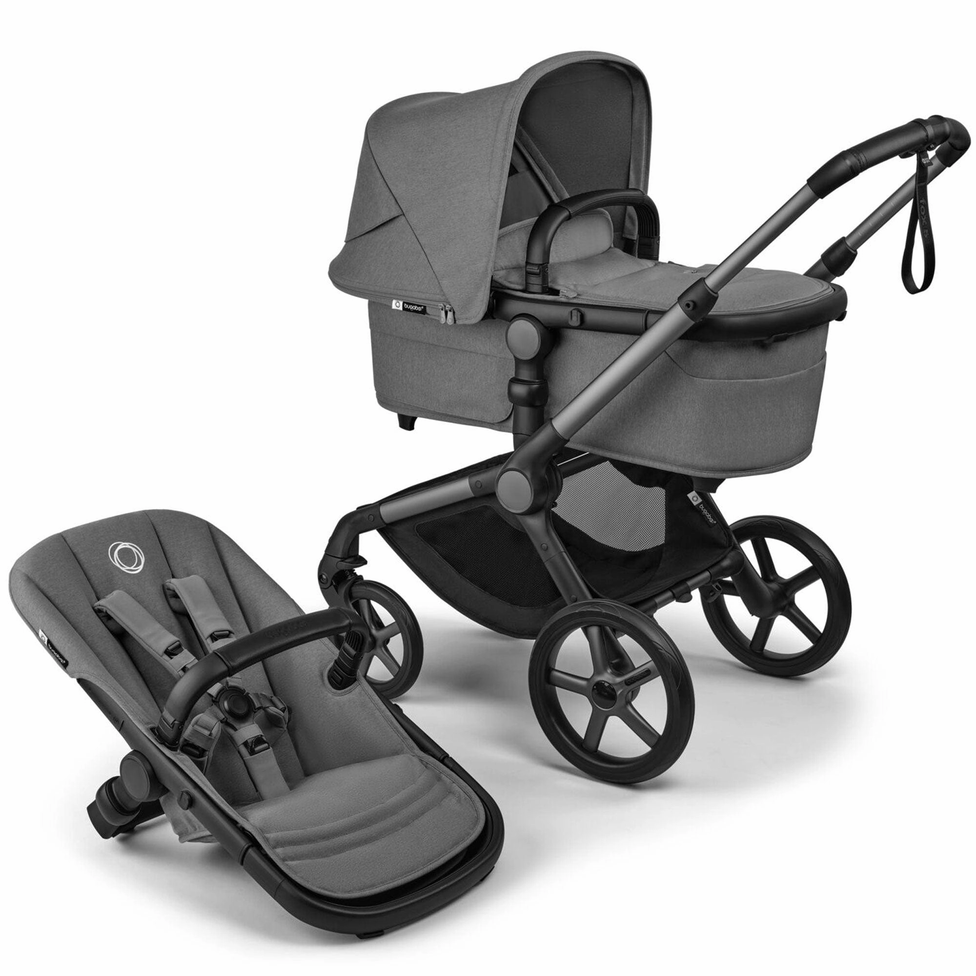 Bugaboo Fox 5 Renew Cybex Travel System - Moon Grey