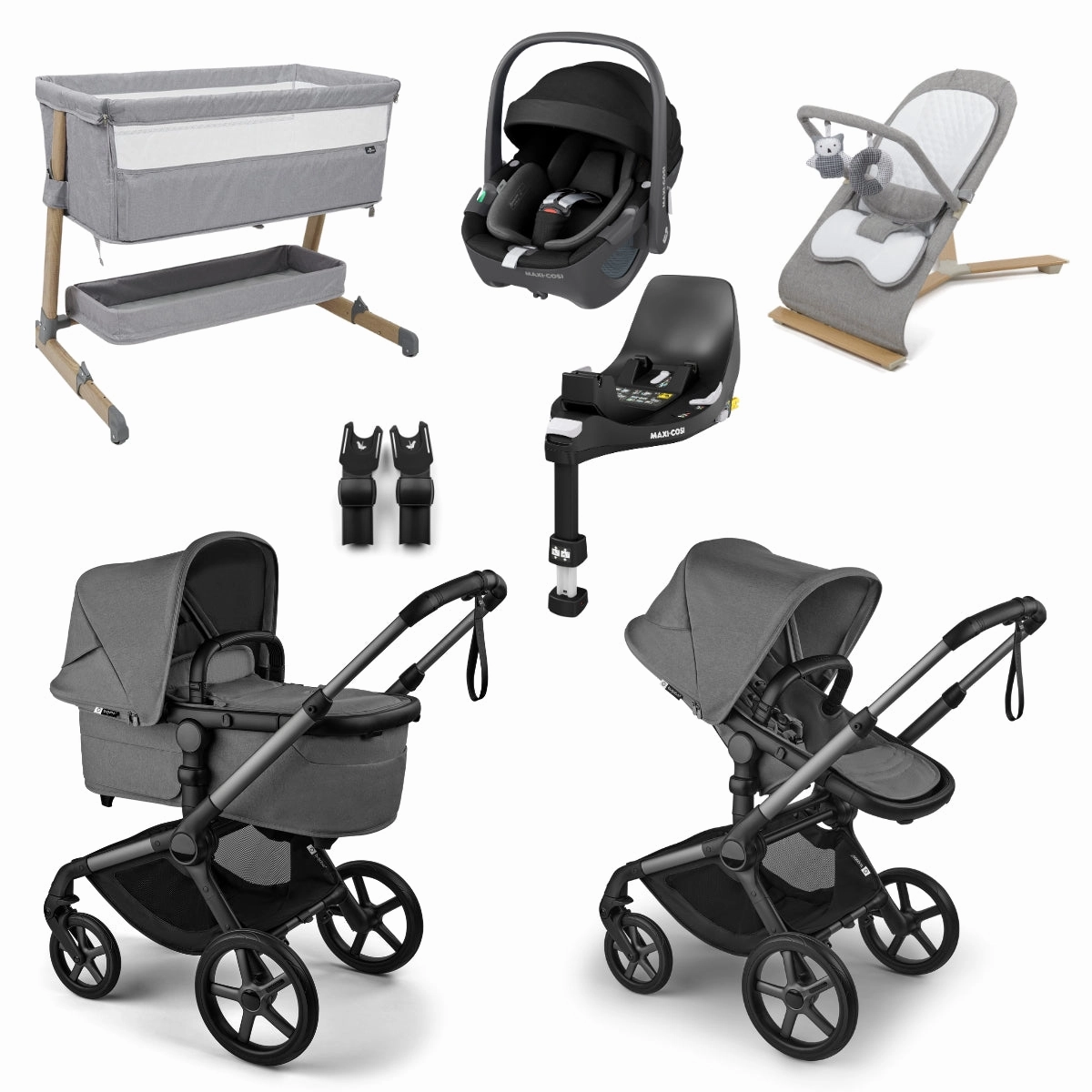 Bugaboo Fox 5 Renew Essential 360 Travel & Nursery Bundle