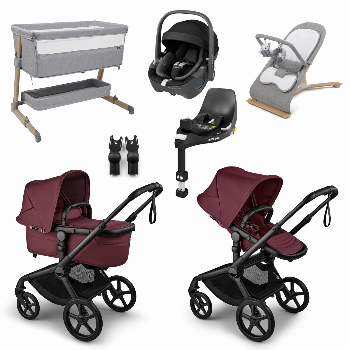 Bugaboo Fox 5 Renew Essential 360 Travel & Nursery Bundle