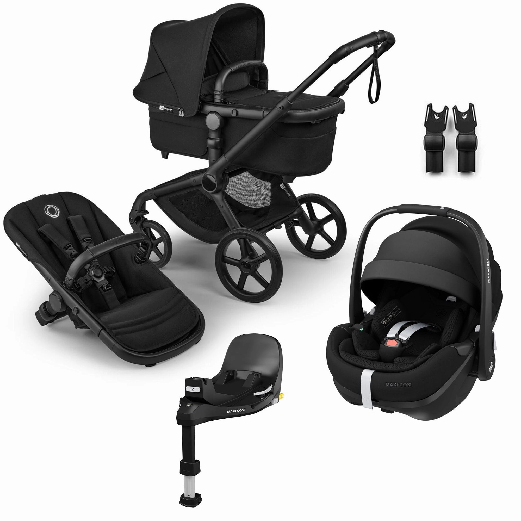 Bugaboo Fox 5 Renew Maxi-Cosi Travel System - Heritage Black